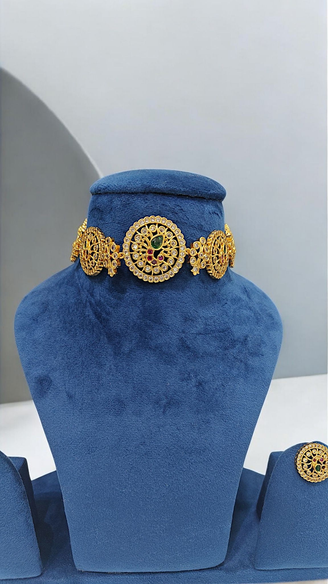 Gold Plated Choker Set
