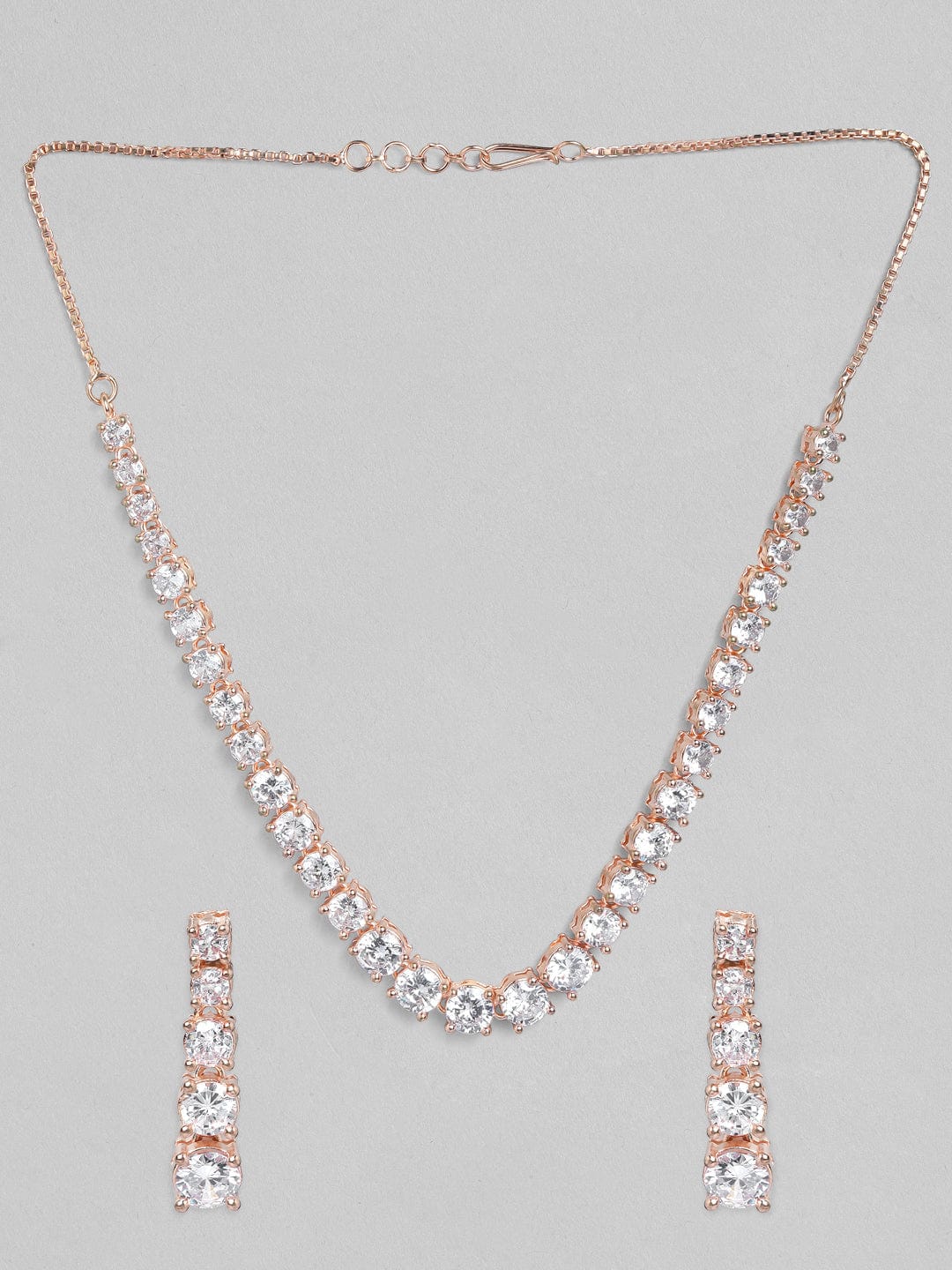 AD Rose Gold Necklace Set