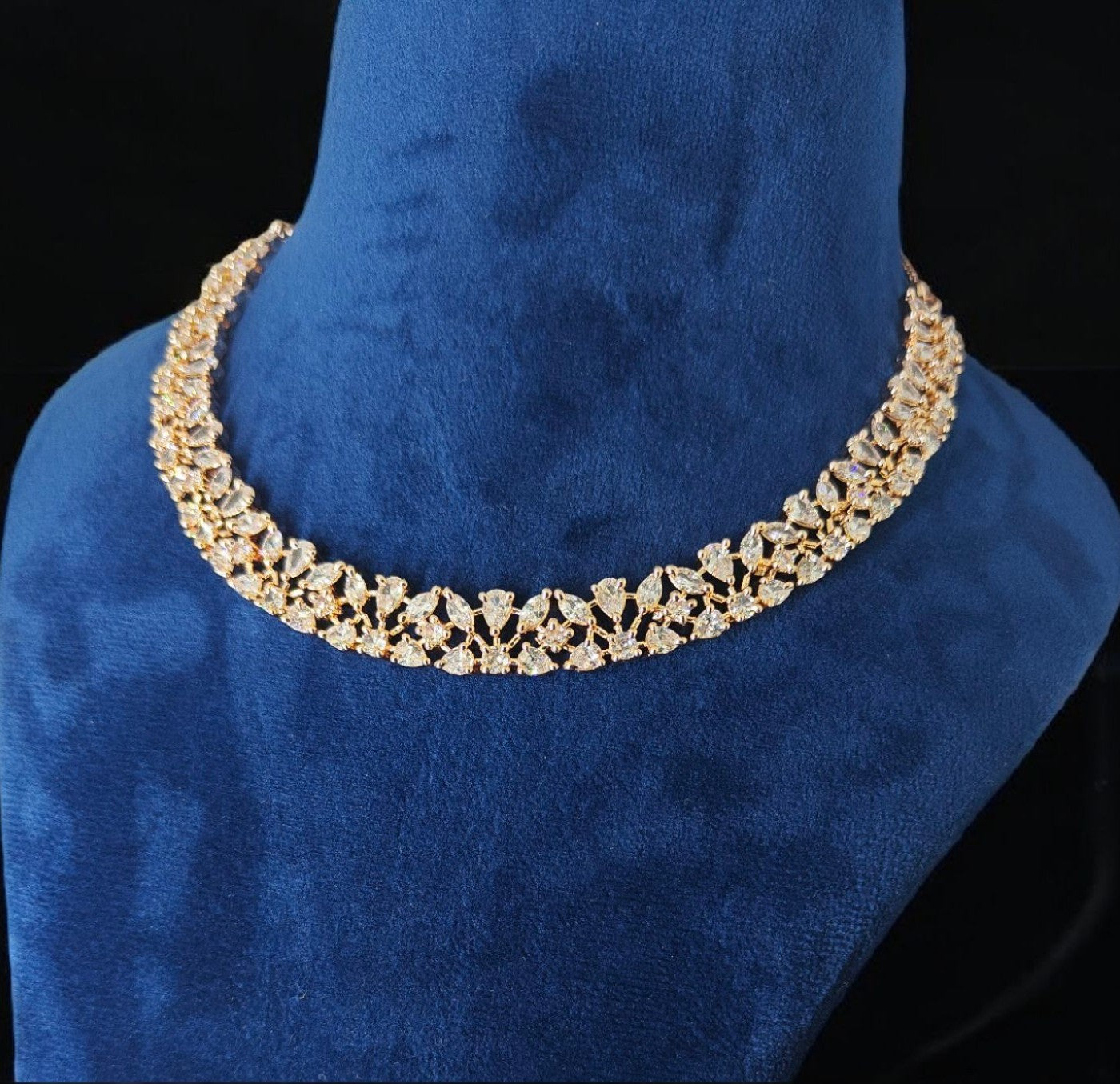 Rose Gold AD Necklace