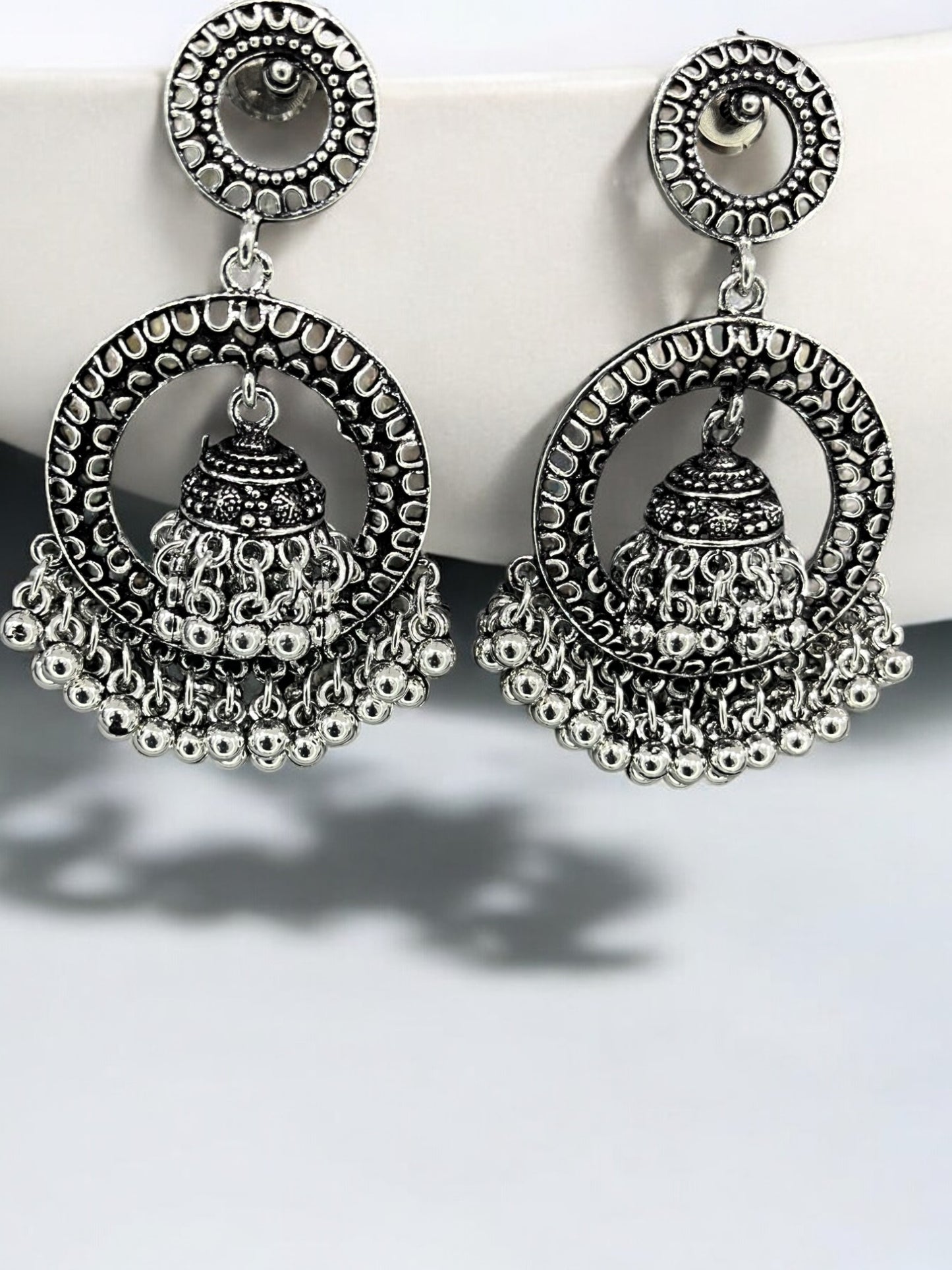 Enfashionate Oxidised jhumka