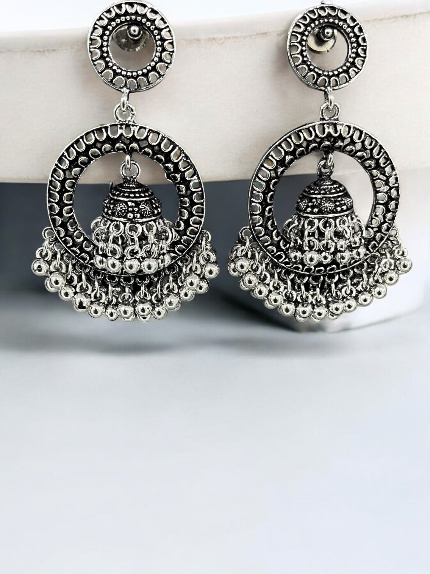 Enfashionate Oxidised jhumka