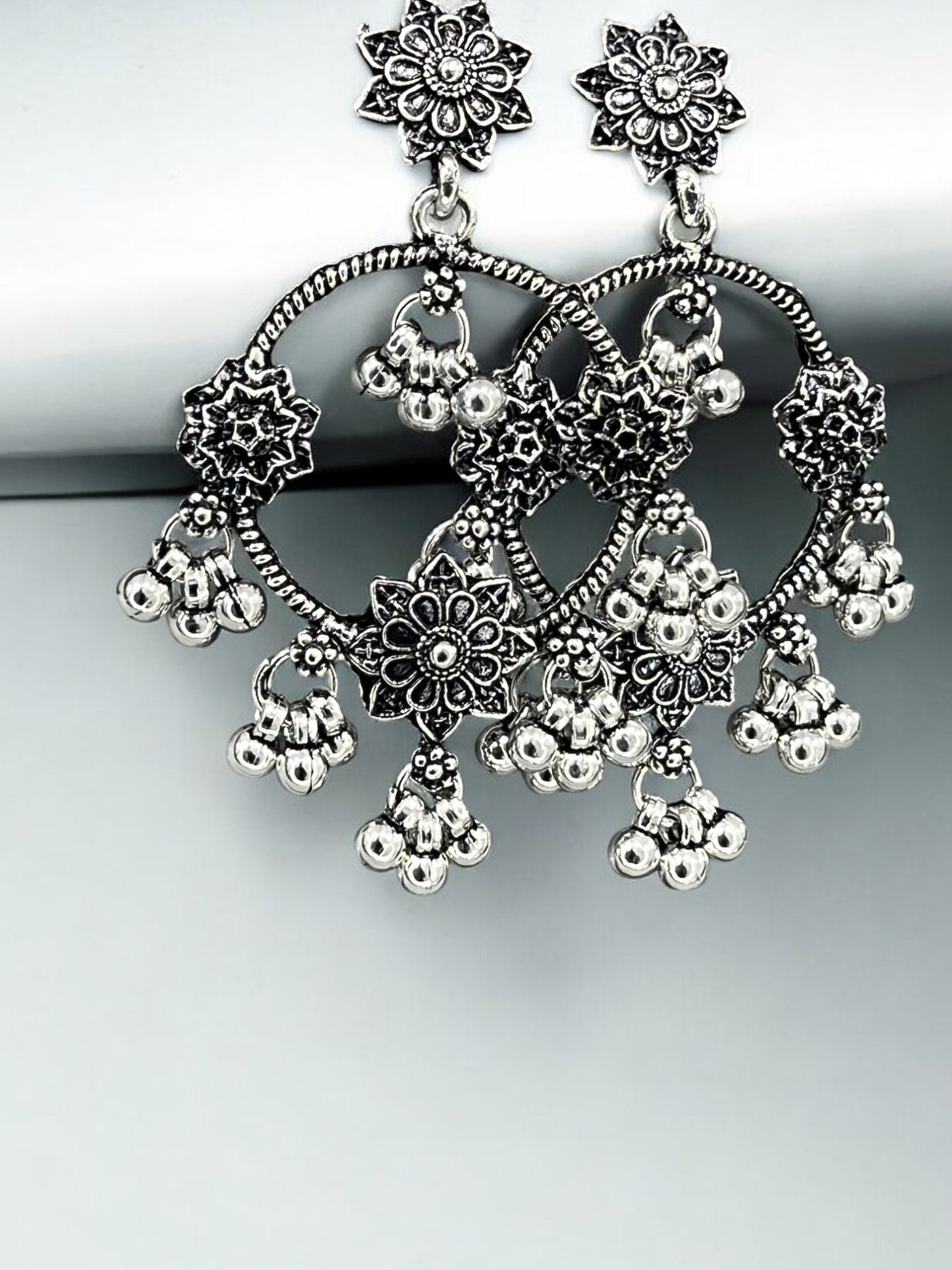 Enfashionate Oxidised jhumka