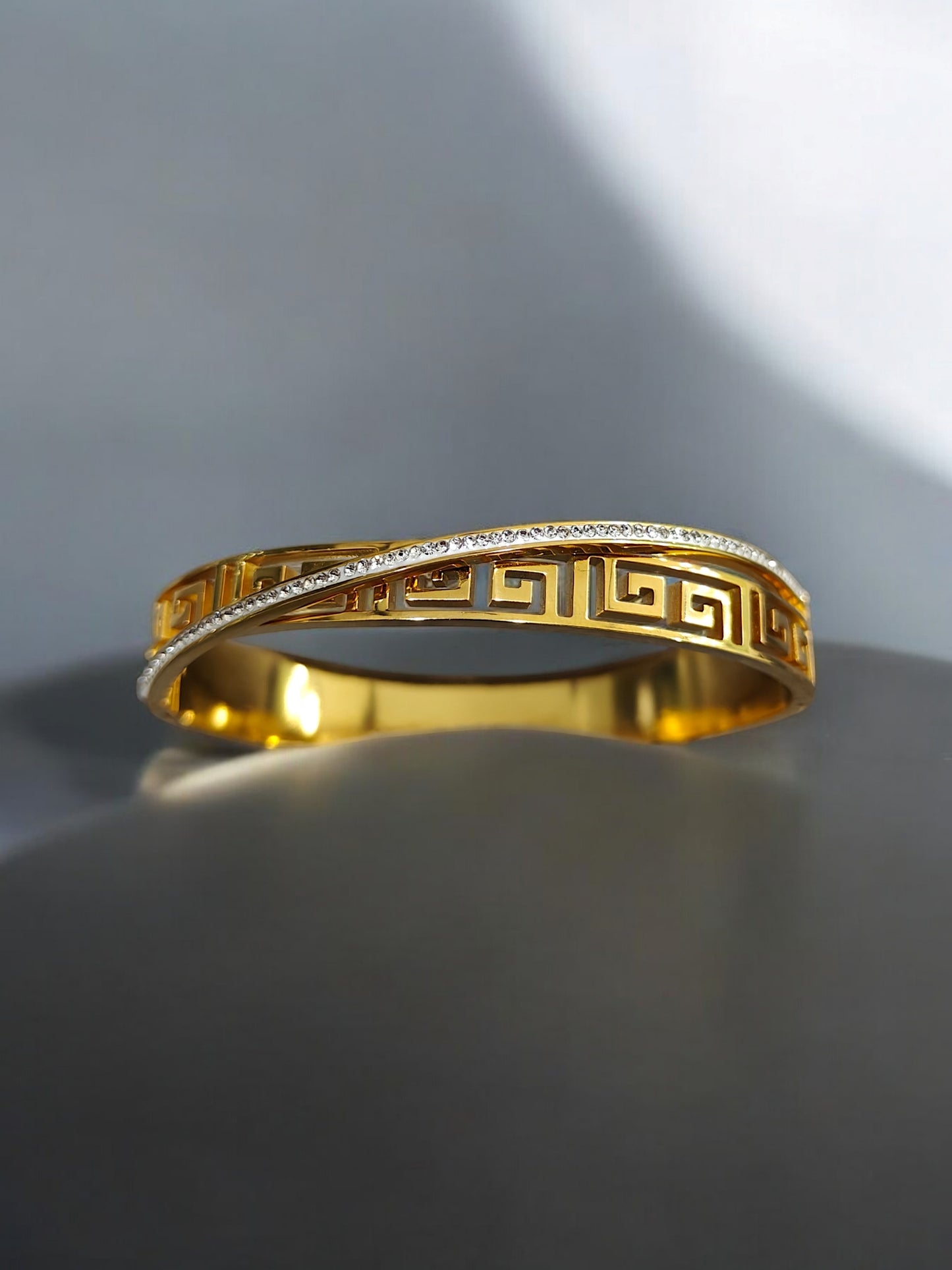 Enfashionate 18K Gold Plated AD Bracelet