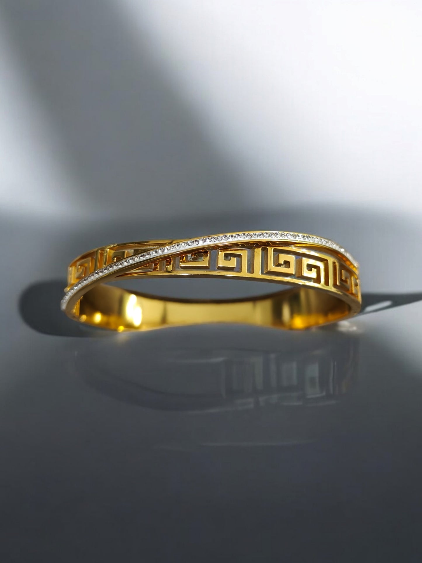 Enfashionate 18K Gold Plated AD Bracelet