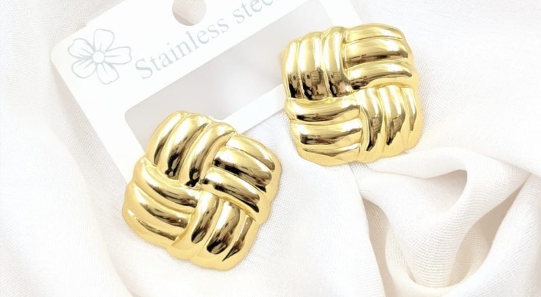 Gold Plated Anti Tarnish Earrings