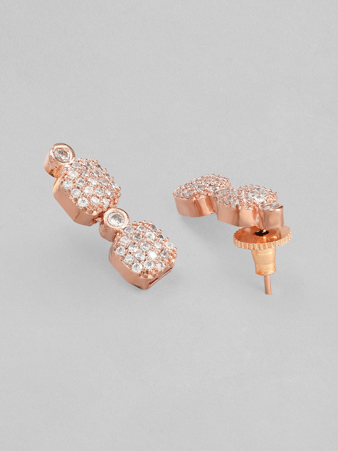 Rose Gold - White AD Necklace