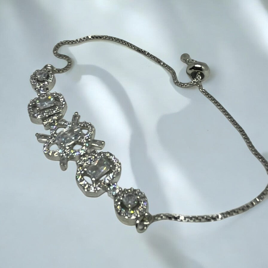 Enfashionate Stone Chain Bracelet