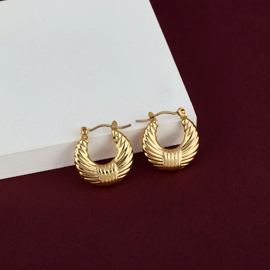 Golden Hoops By Enfashionate