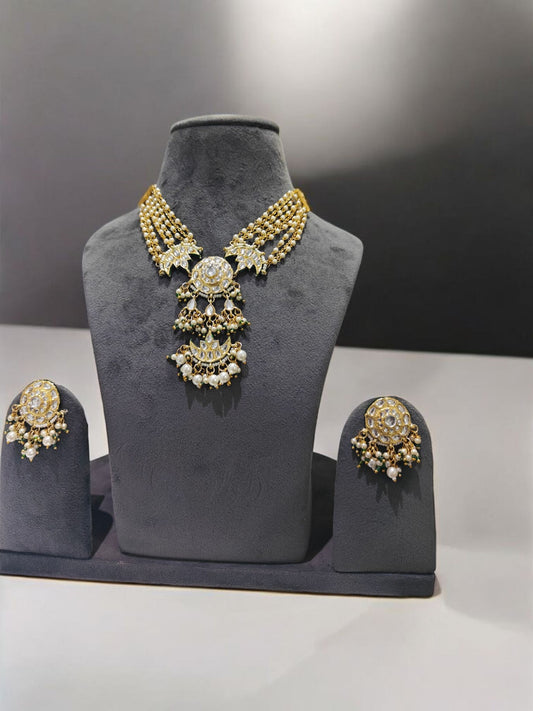 Pearl Green Rani Necklace