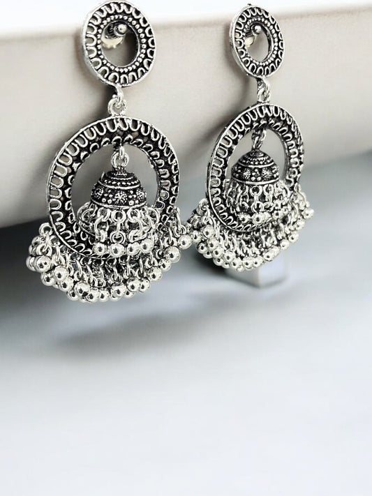 Enfashionate Oxidised jhumka