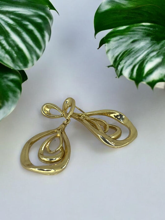18K Gold Plated Long Earing
