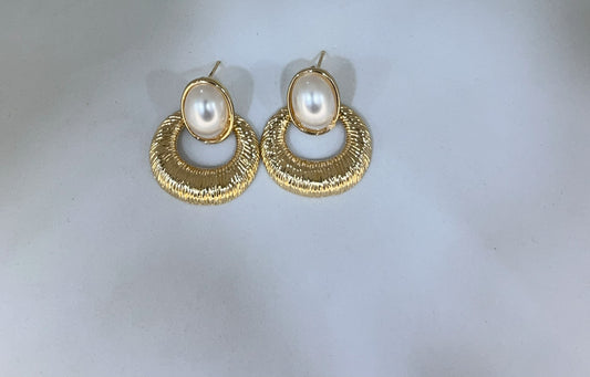 Pearl Anti Tarnish Earrings