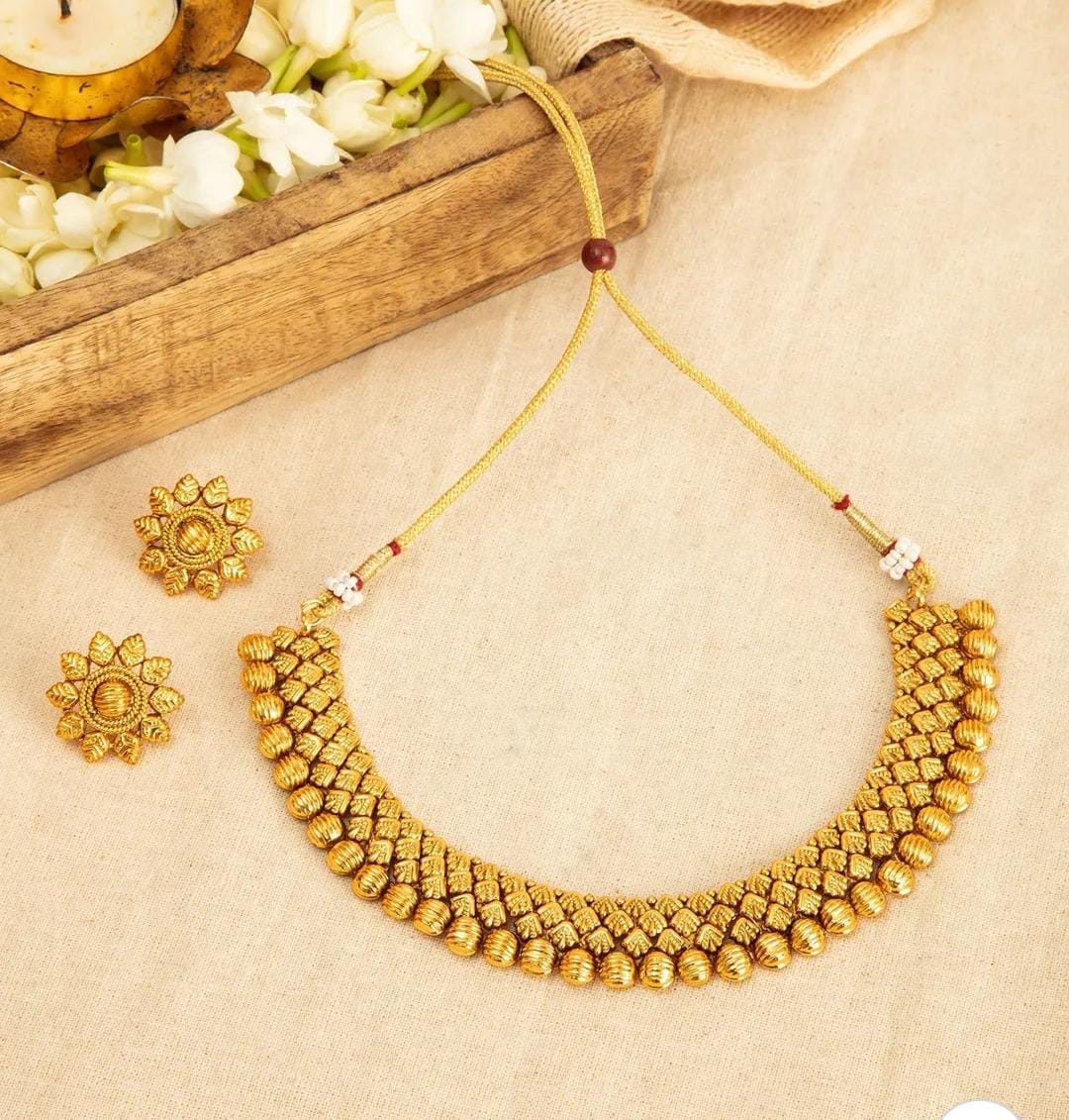 Gold Plated Choker Set