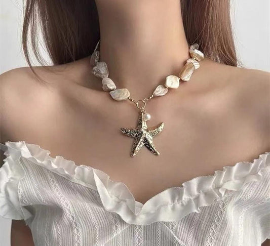 Star Fish Necklace By Enfashionate